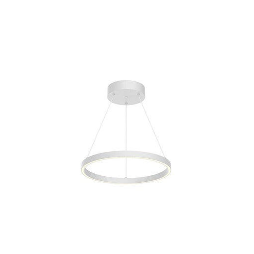 CERCHIO Suspension Blanc DEL INTÉGRÉ - PD87118-WH | KUZCO