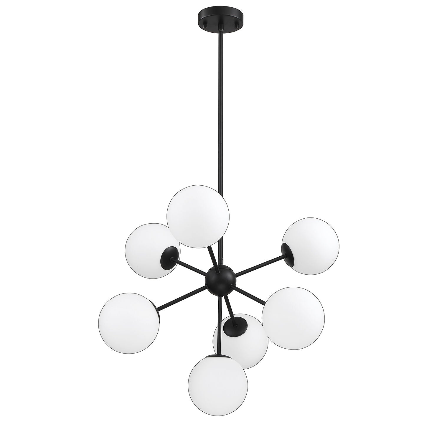 Chandelier Noir - PF101-7L-BLK | KENDAL