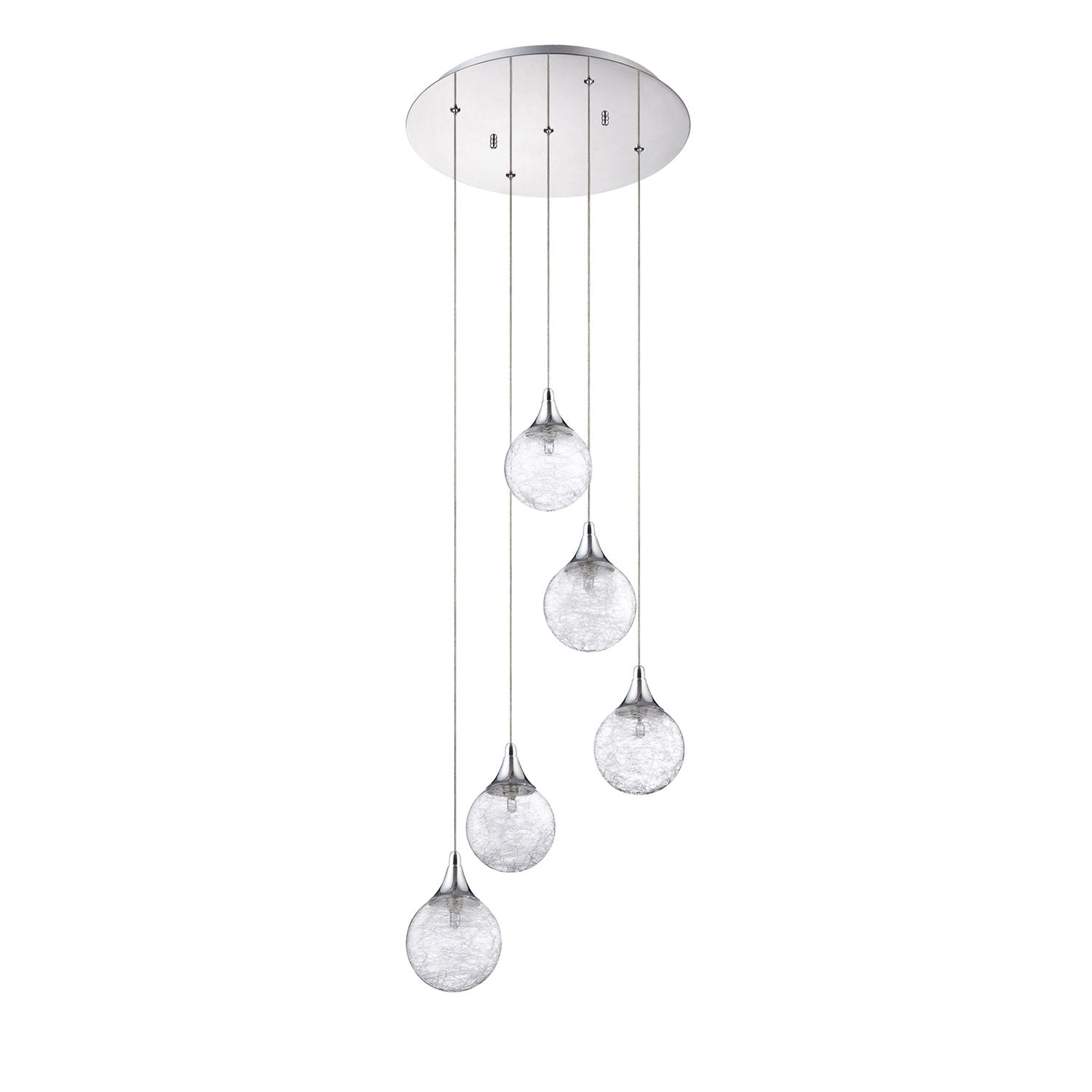 FYBRA Pendant Chrome INTEGRATED LED - PF41-5LPA-CH | KENDAL