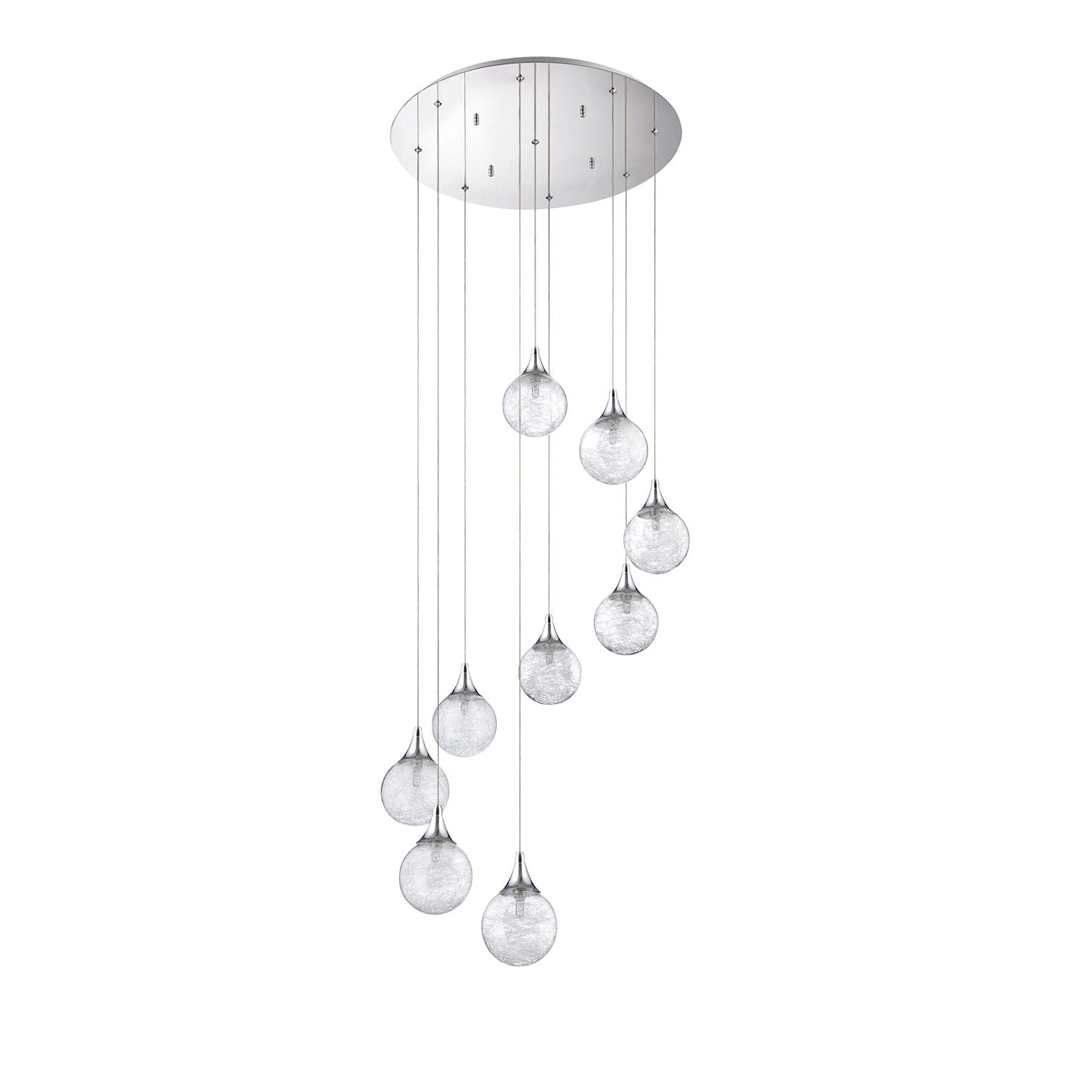 FYBRA Pendant Chrome INTEGRATED LED - PF41-9LPA-CH | KENDAL