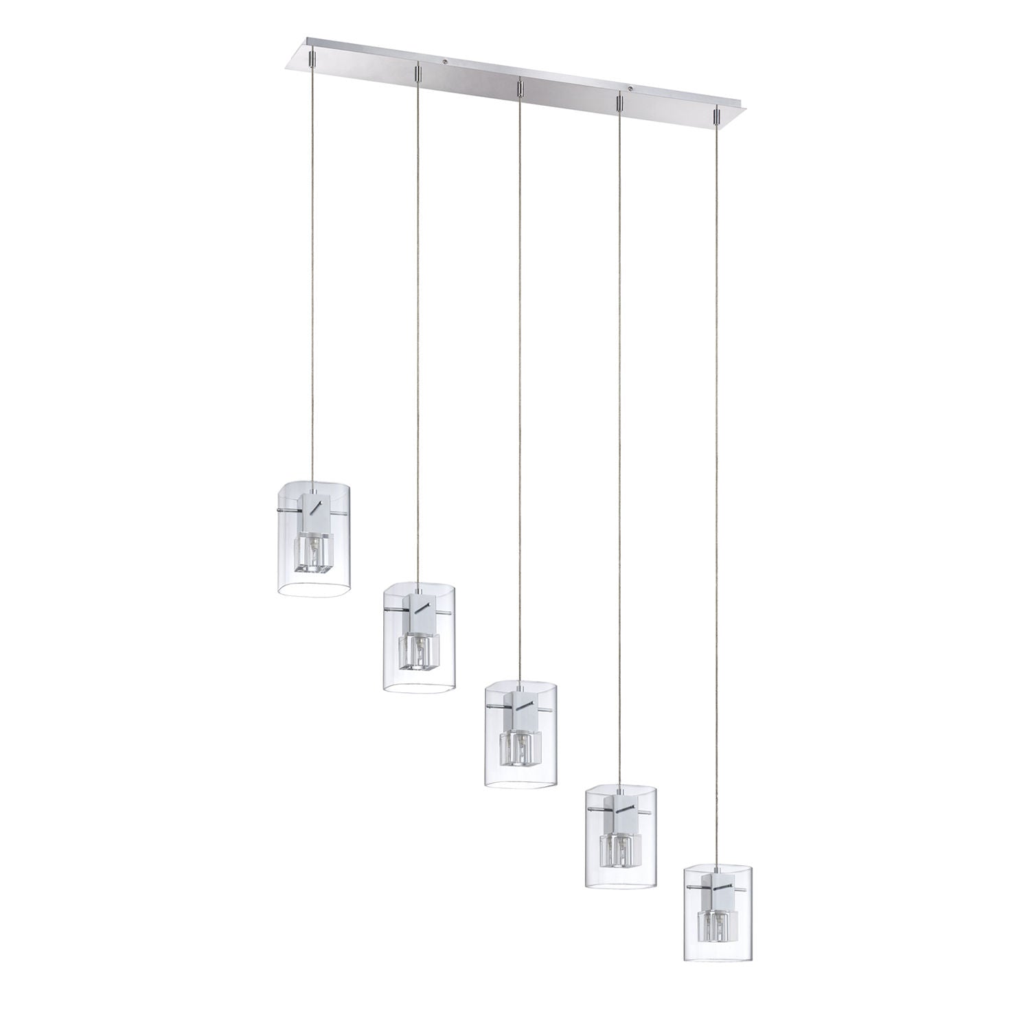 METRO Pendant Chrome - PF44-5LBR-CH | KENDAL