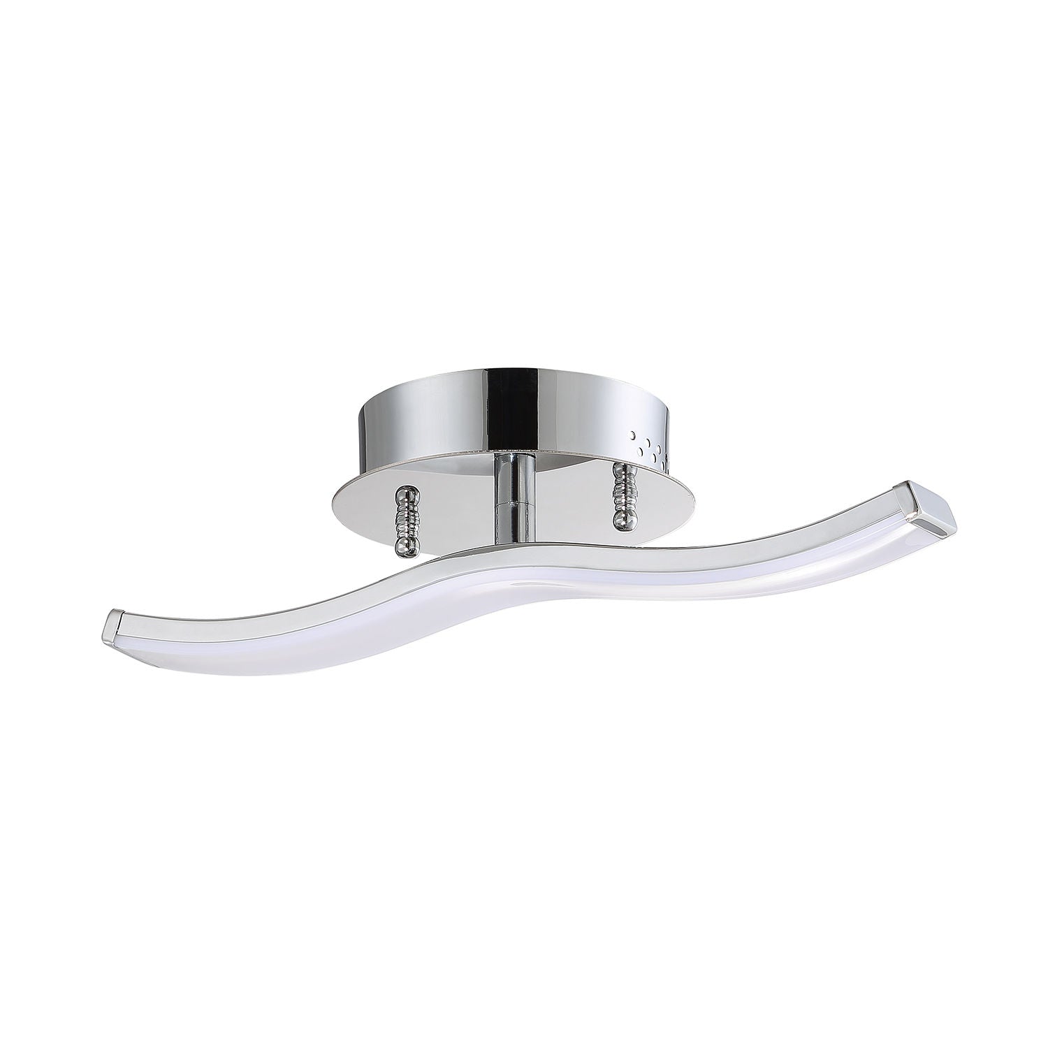 WAVE Flush mount Chrome INTEGRATED LED - PF8114FL-CH | KENDAL