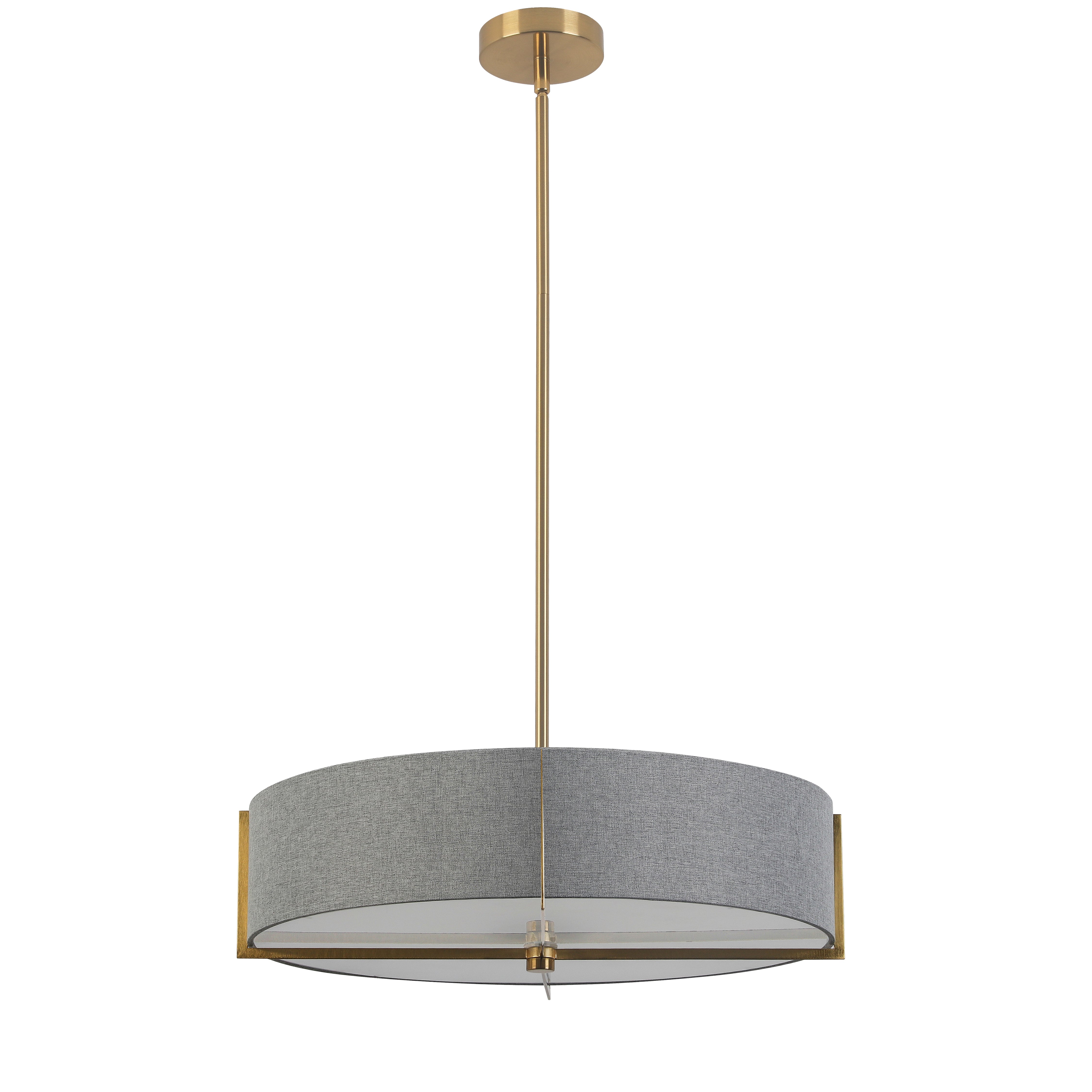 PRESTON Pendant Gold, grey - PST-214P-AGB-GRY | DAINOLITE