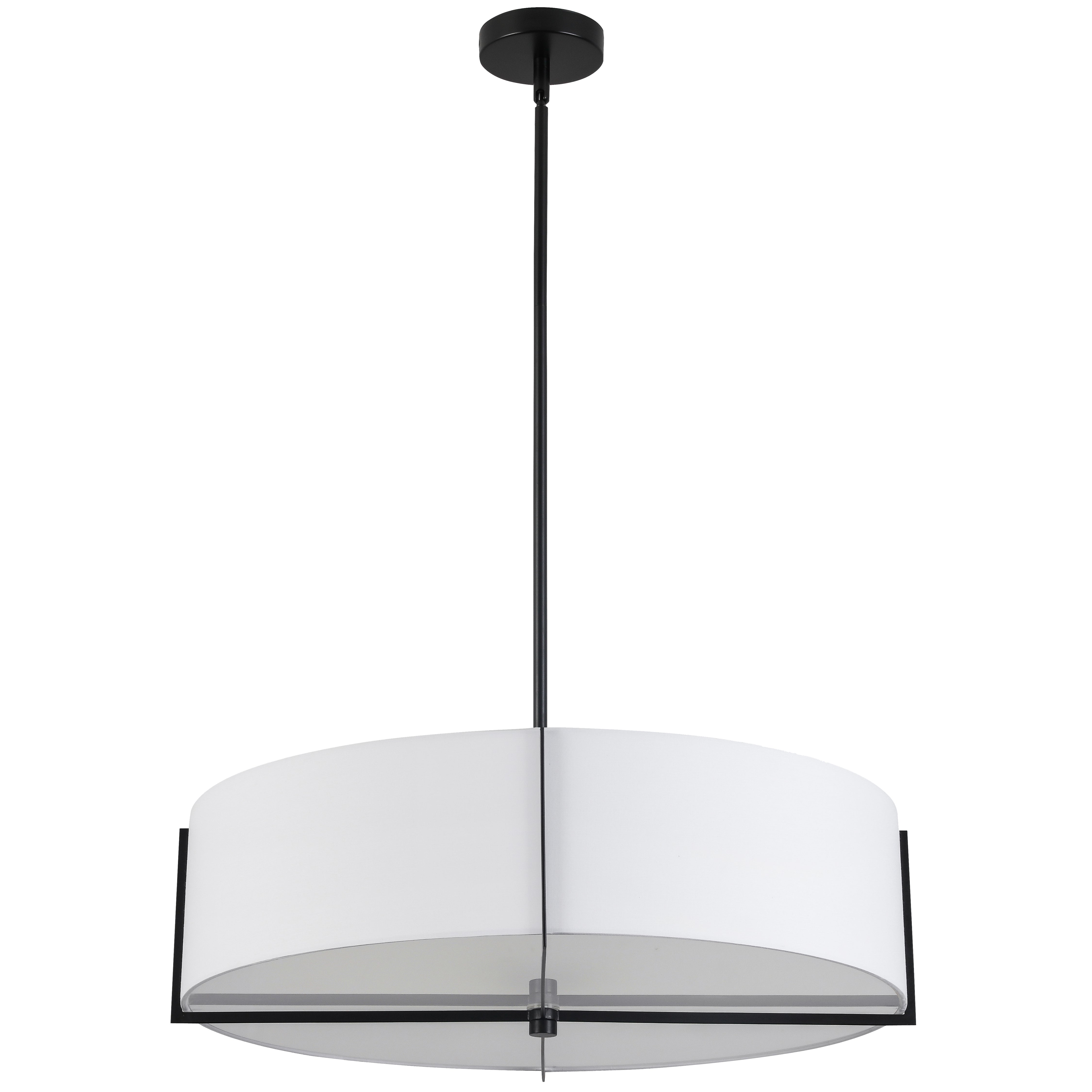 PRESTON Pendant Black, White - PST-264LP-MB-WH | DAINOLITE