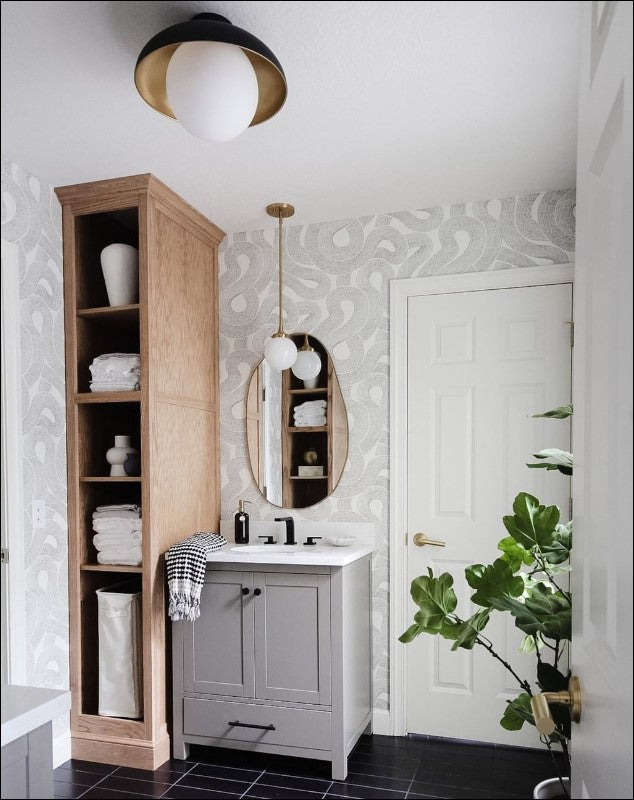 RUBIO Plafonnier Noir - FM522016MBOP | ALORA-MOOD