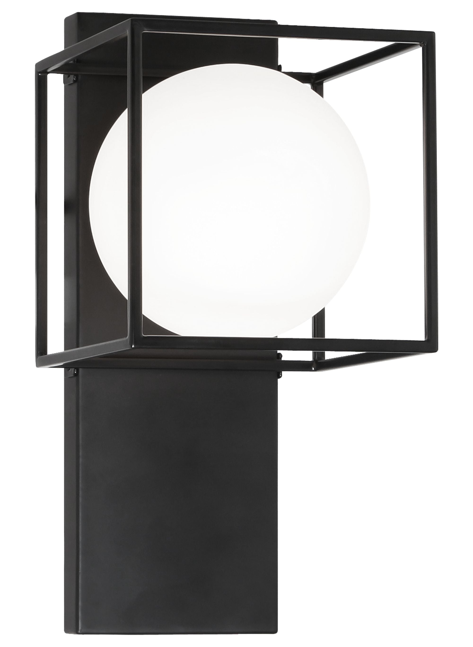 SQUIRCLE Wall sconce Black - S03801BK | TEO