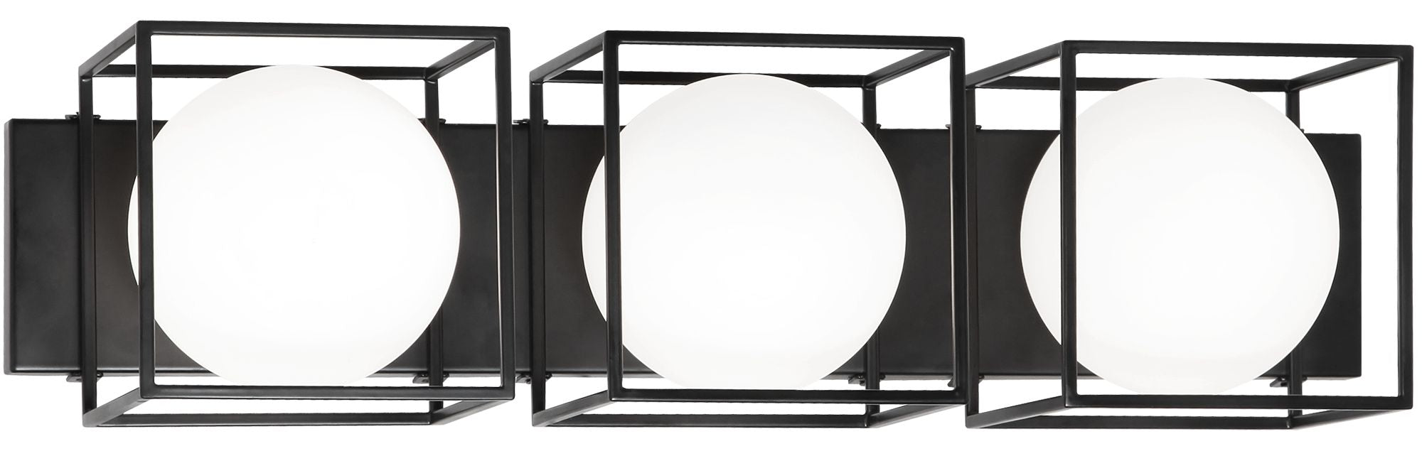 SQUIRCLE Wall sconce Black - S03803BK | TEO