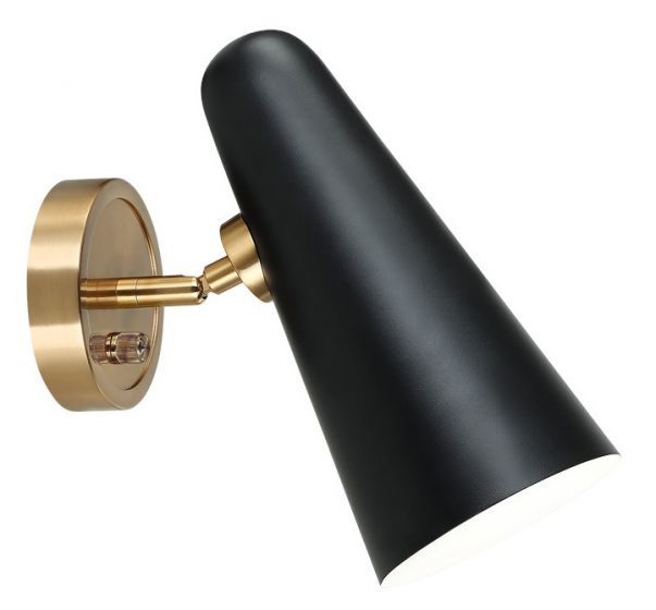 BLINK Murale orientable Or, Noir - S05211BK | MATTEO