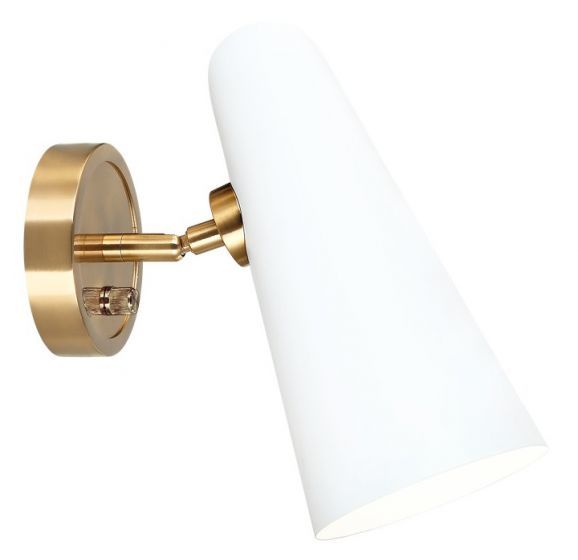 BLINK Murale orientable Or, Blanc - S05211WH | MATTEO