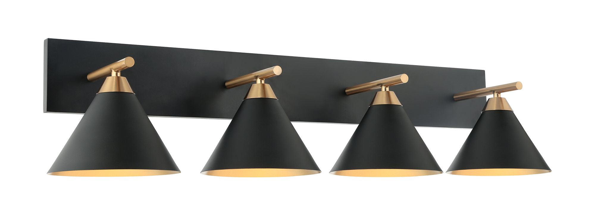 BLISS Wall sconce Gold, Black - S10604MB | TEO