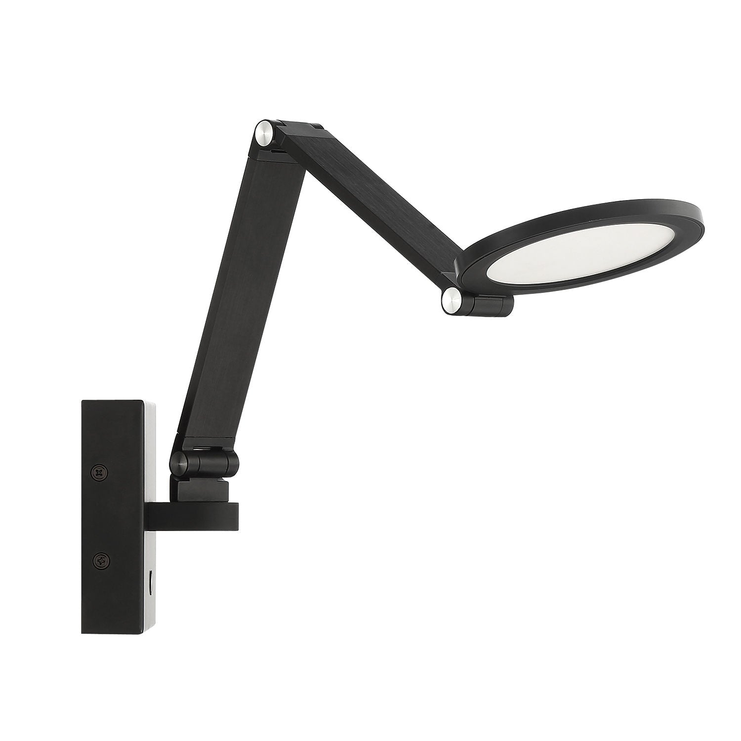 Orientable sconce Black INTEGRATED LED - SA101-BLK | KENDAL