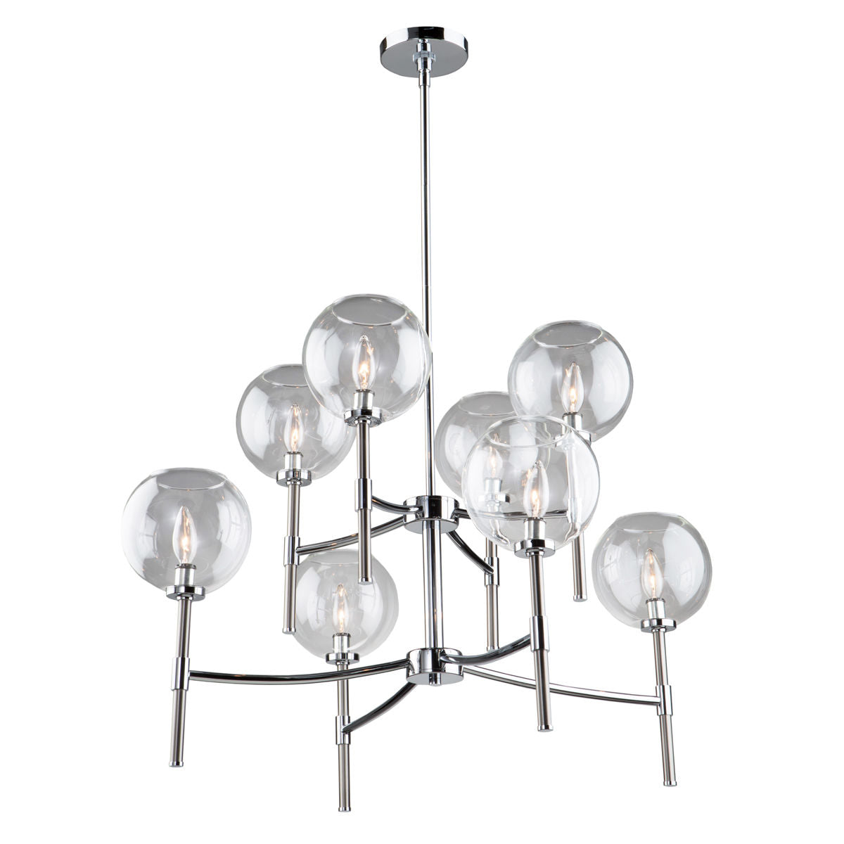 Hamilton Chandelier Chrome, Nickel - SC13128CB | ARTCRAFT
