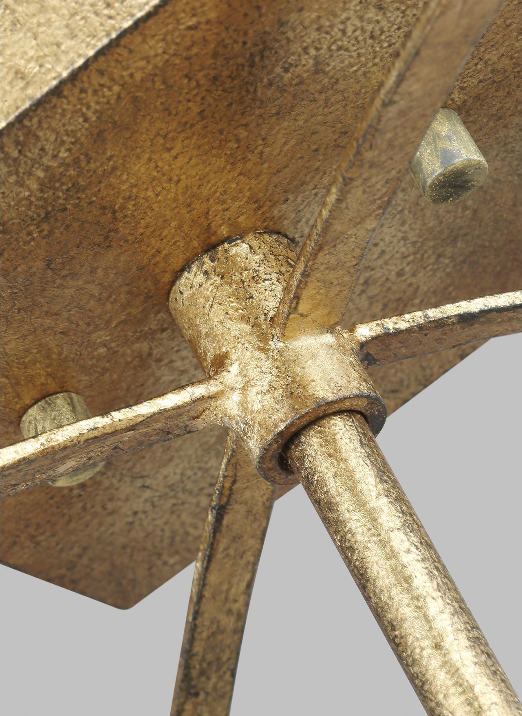 Thayer Semi Flush mount Gold - SF350ADB | FEISS