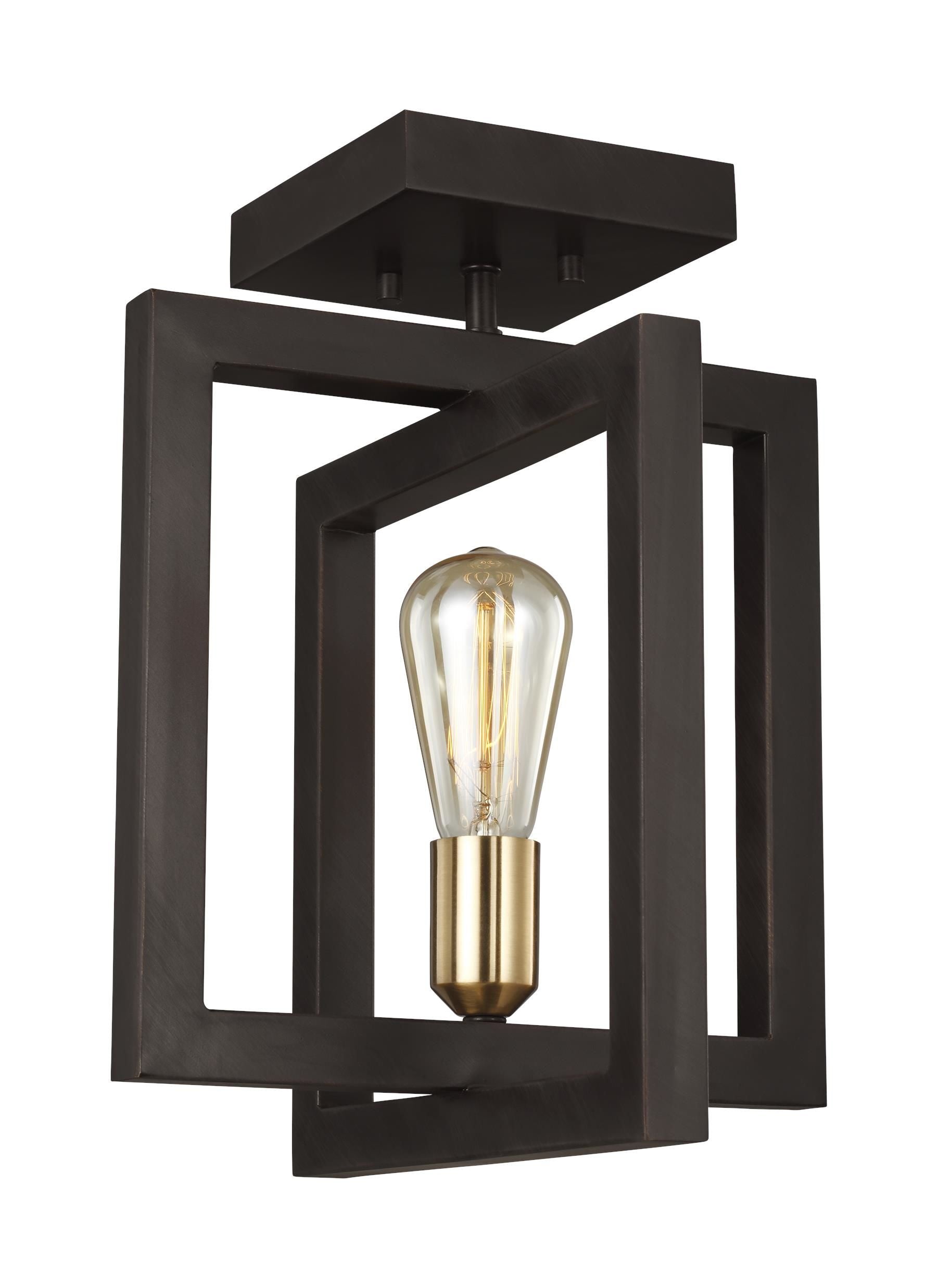 Finnegan Semi Flush mount Bronze - SF465NWB | FEISS