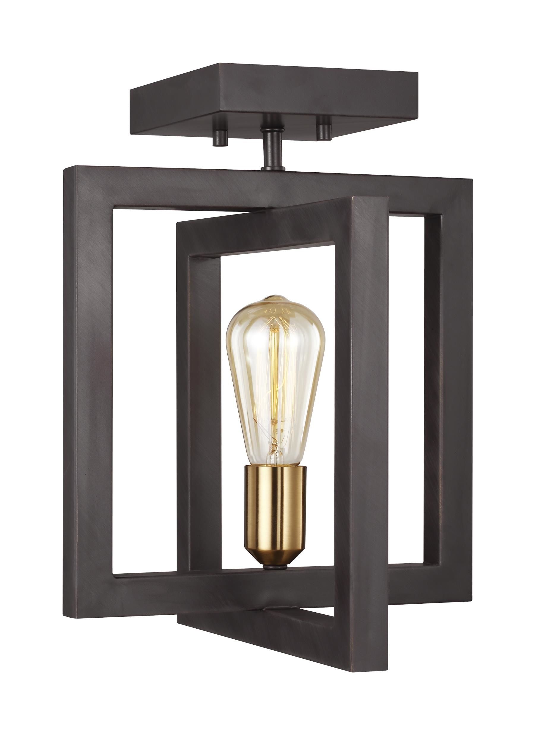 Finnegan Semi Flush mount Bronze - SF465NWB | FEISS