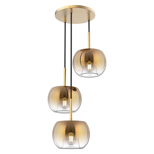 SAMAR Chandelier Gold, Bronze - CH57514-BG/CP | KUZCO