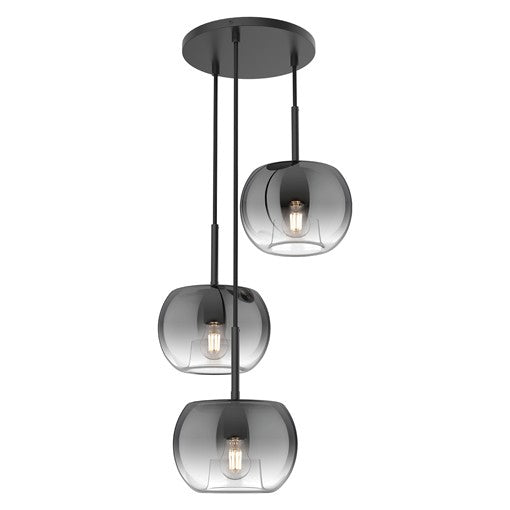 SAMAR Chandelier Black - CH57514-BK/SM | KUZCO