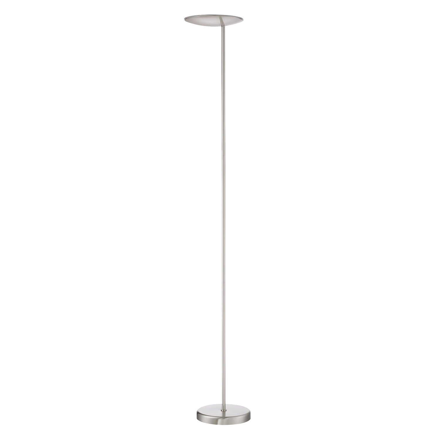 IVVO Lampe sur pied Nickel DEL INTÉGRÉ - TC4096-SN | KENDAL
