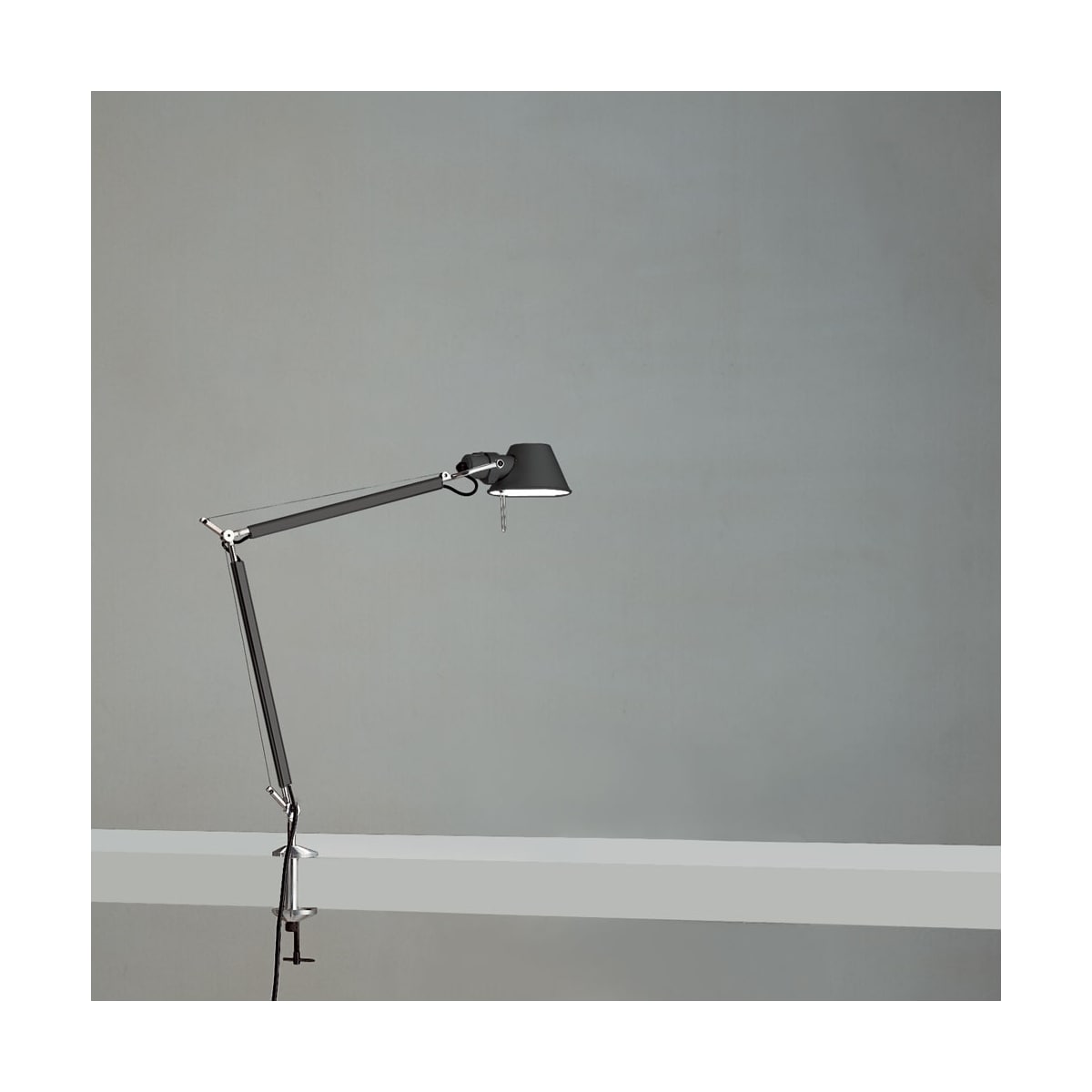 TOLOMEO Lampe sur table Noir, Nickel - TOL0056 | ARTEMIDE