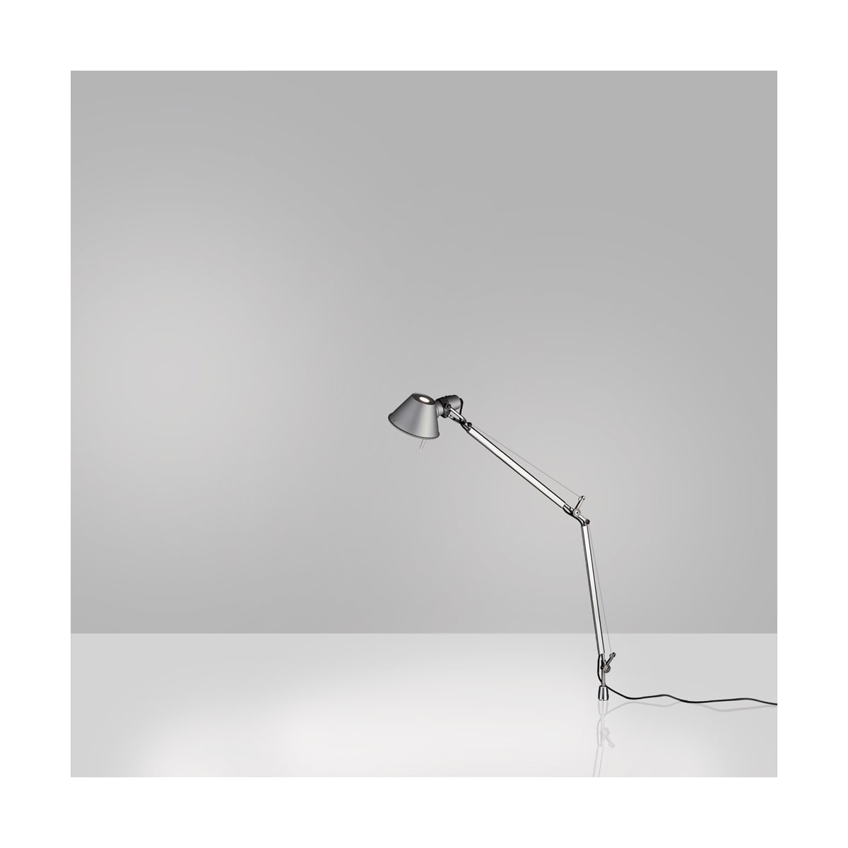 TOLOMEO Lampe sur table Nickel DEL INTÉGRÉ - TOL0069 | ARTEMIDE