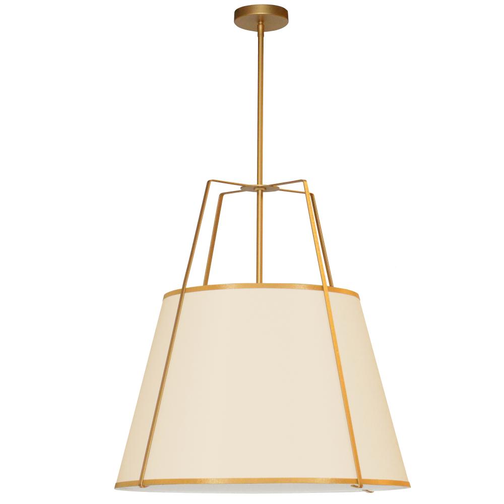 TRAPEZOID Pendant Gold - TRA-3P-GLD-CRM | DAINOLITE