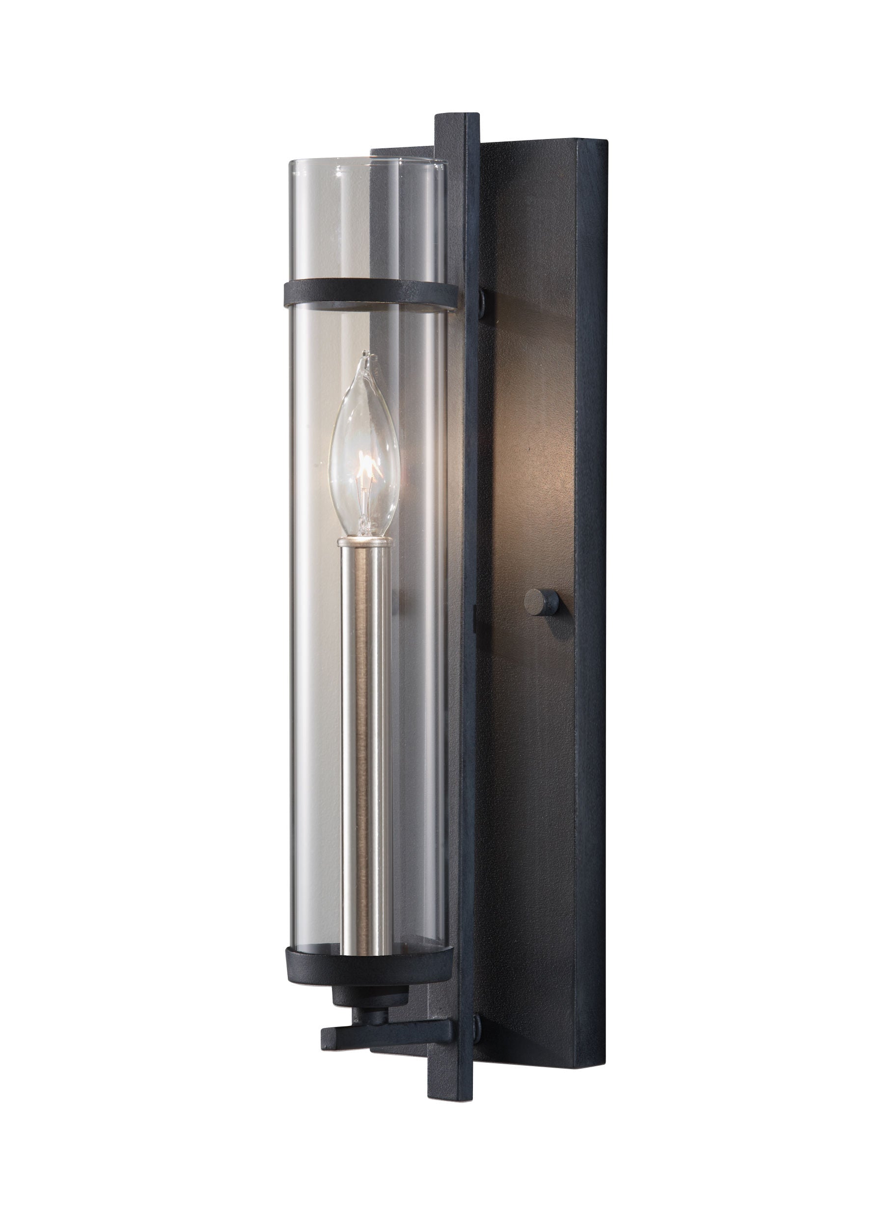 Ethan Murale salle de bain Nickel, Noir - WB1560AF/BS | GENERATION-LIGHTING