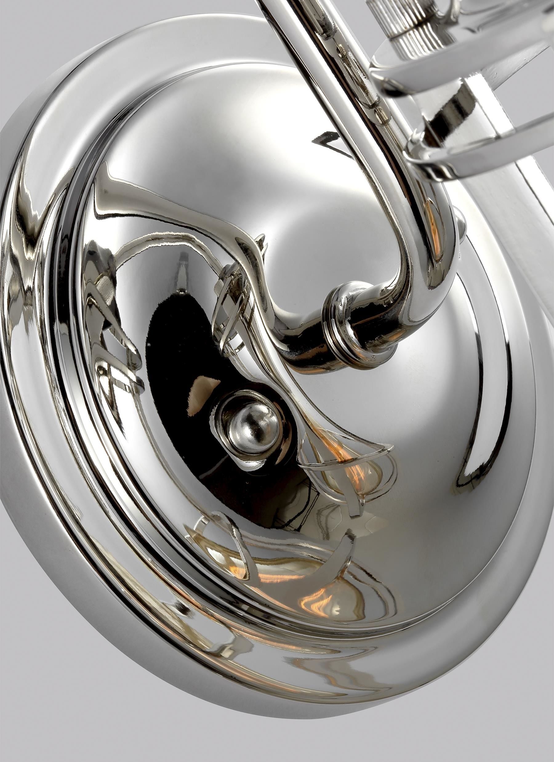 Urban Renewal Murale salle de bain Nickel - WB1703PN | GENERATION LIGHTING