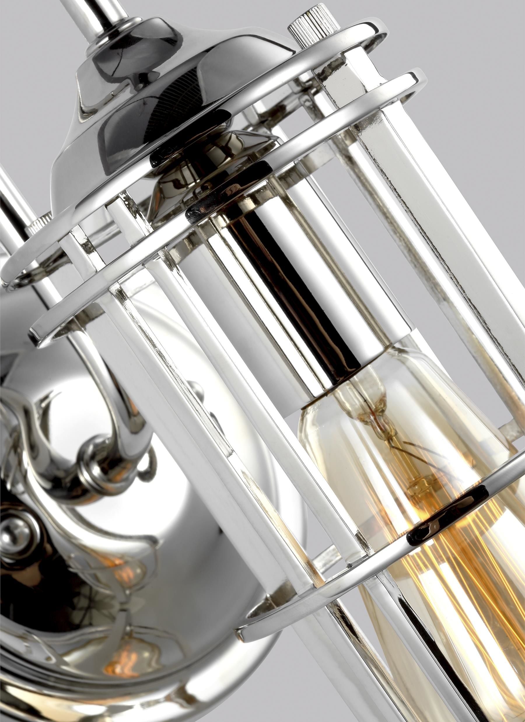 Urban Renewal Murale salle de bain Nickel - WB1703PN | GENERATION LIGHTING