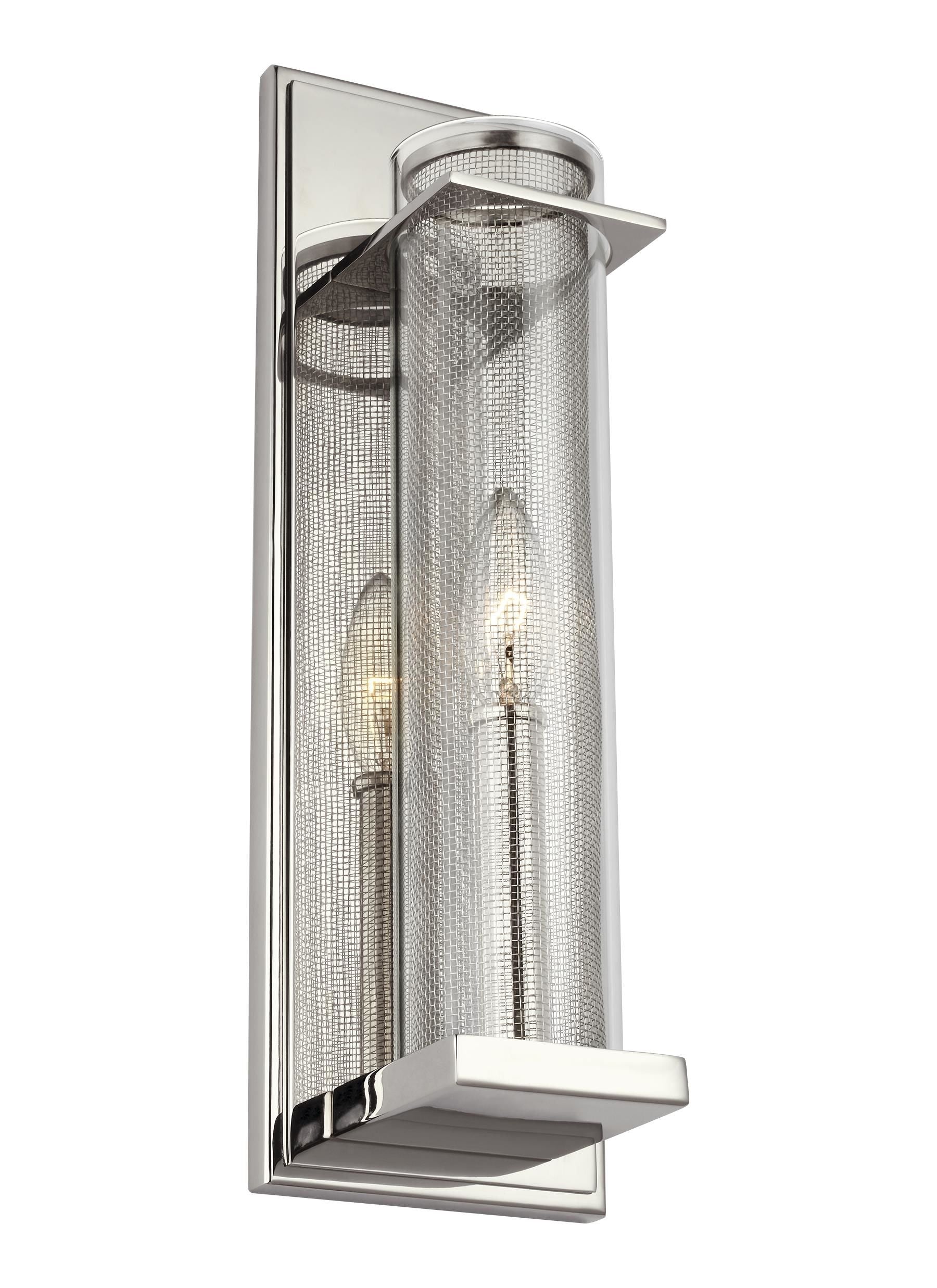 Silo Murale salle de bain Nickel - WB1874PN | GENERATION-LIGHTING