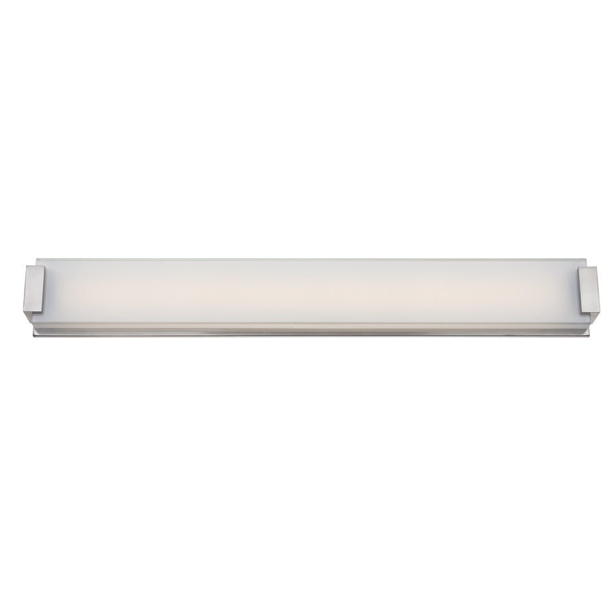 POLAR Bathroom sconce Nickel INTEGRATED LED - WS-3240-BN | MODERN FORMS