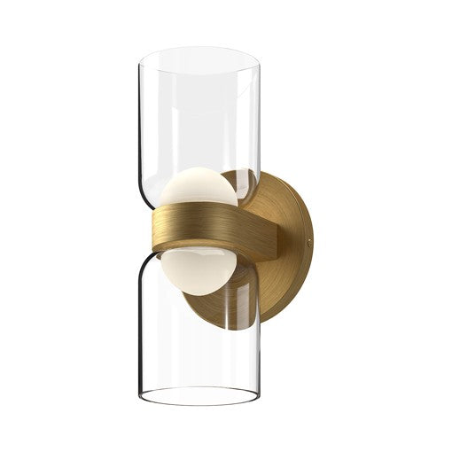 CEDAR Wall sconce Gold INTEGRATED LED - WS52511-BG/CL | KUZCO