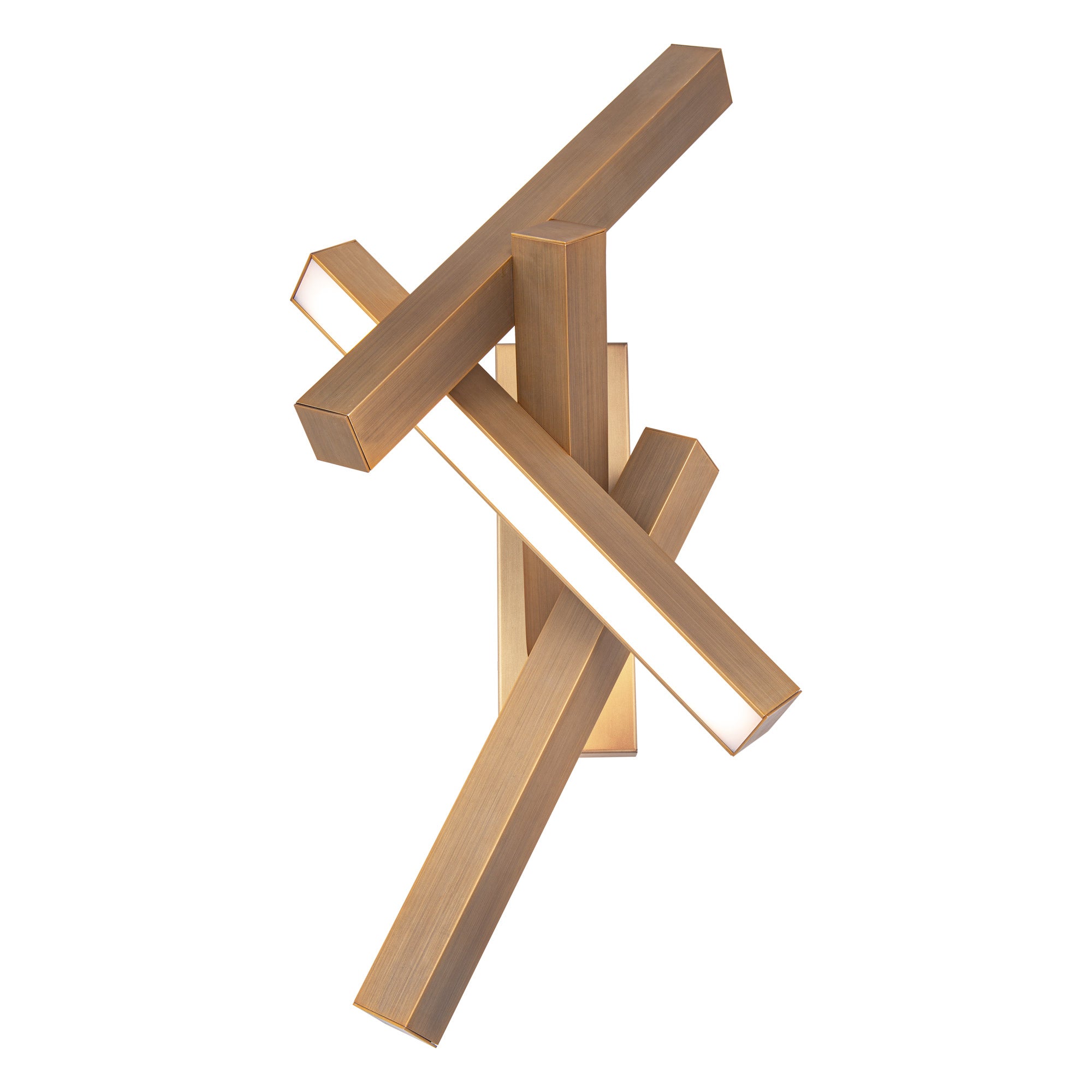 CHAOS Sconce Gold INTEGRATED LED - WS-64832-AB | MODERN FORMS