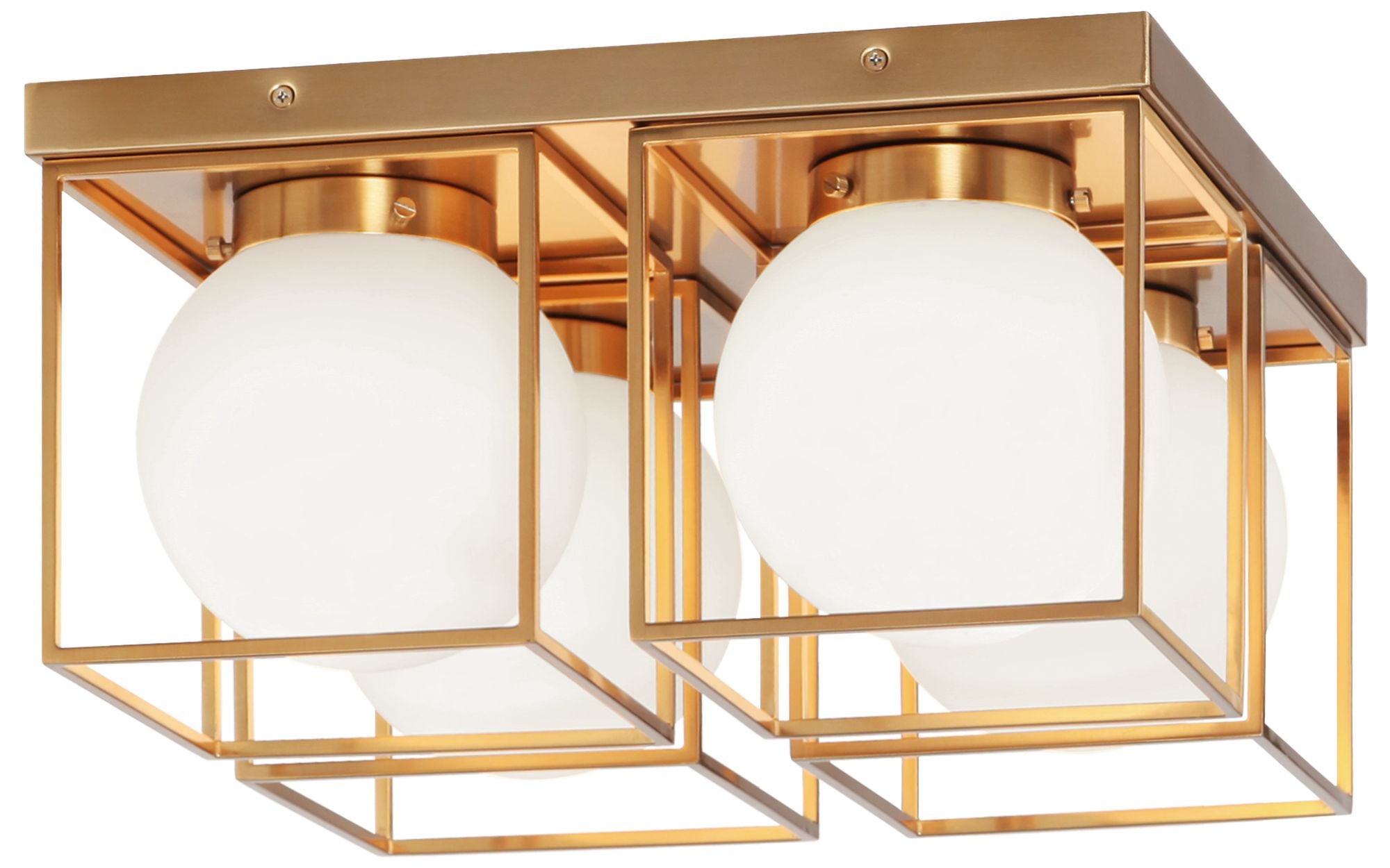 SQUIRCLE Plafonnier Or - X03804AG | MATTEO