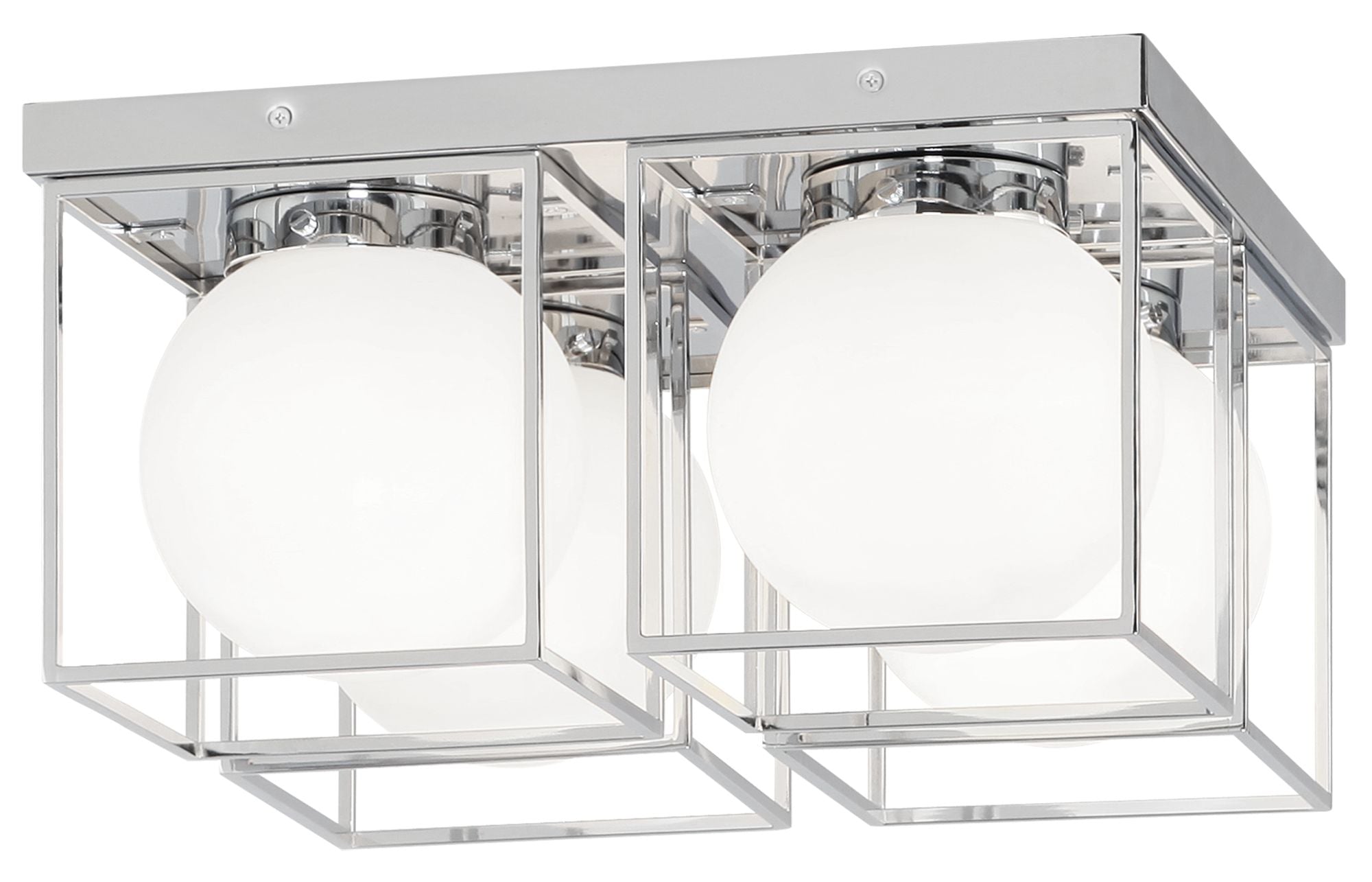 SQUIRCLE Plafonnier Chrome - X03804CH | MATTEO