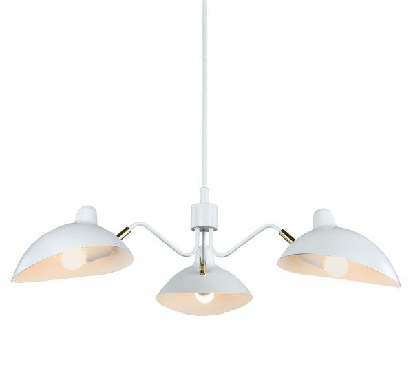 DROID Plafonnier Blanc, Or - CX57903WH | MATTEO