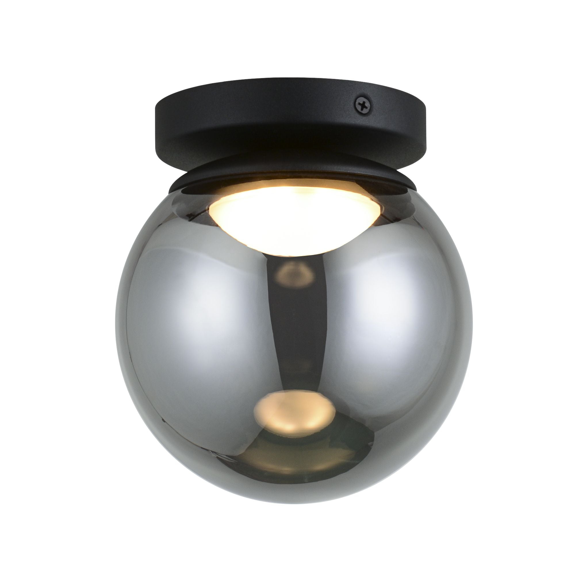 BOBLE Flush mount Black INTEGRATED LED - X61301MBSM | MATTEO
