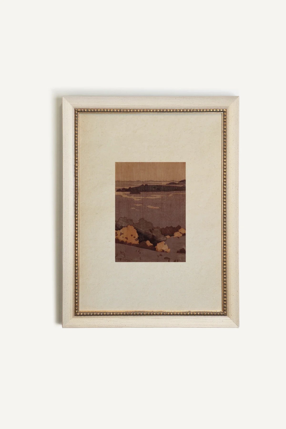BROWNSTONE BAY, Oeuvre sur toile rigide, encadré signature Atelier Dansereau