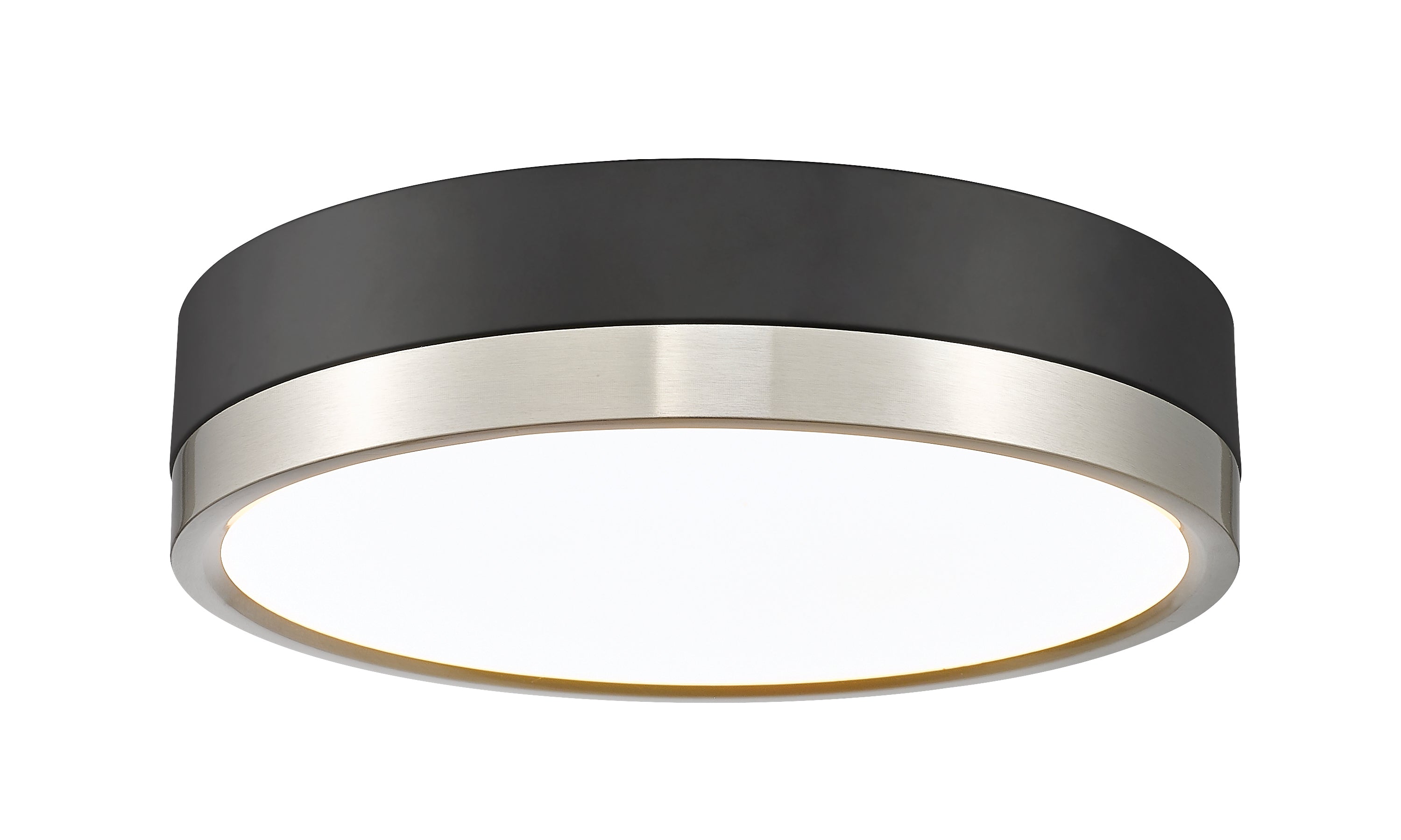 ALGAR Plafonnier Noir, Nickel DEL INTÉGRÉ - 1006F12-MB-BN-LED | Z-LITE