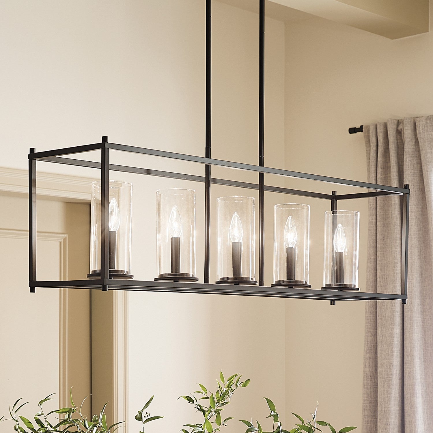 Lustre linéaire 5 lumières | Crosby