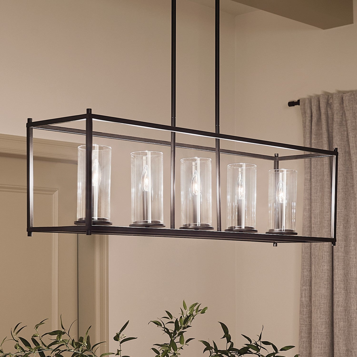 Lustre linéaire 5 lumières | Crosby