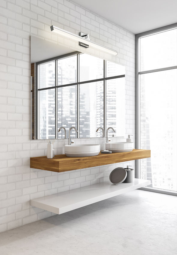 LIAM Murale salle de bain Chrome DEL INTÉGRÉ - 1009-40W-CH-LED | Z-LITE