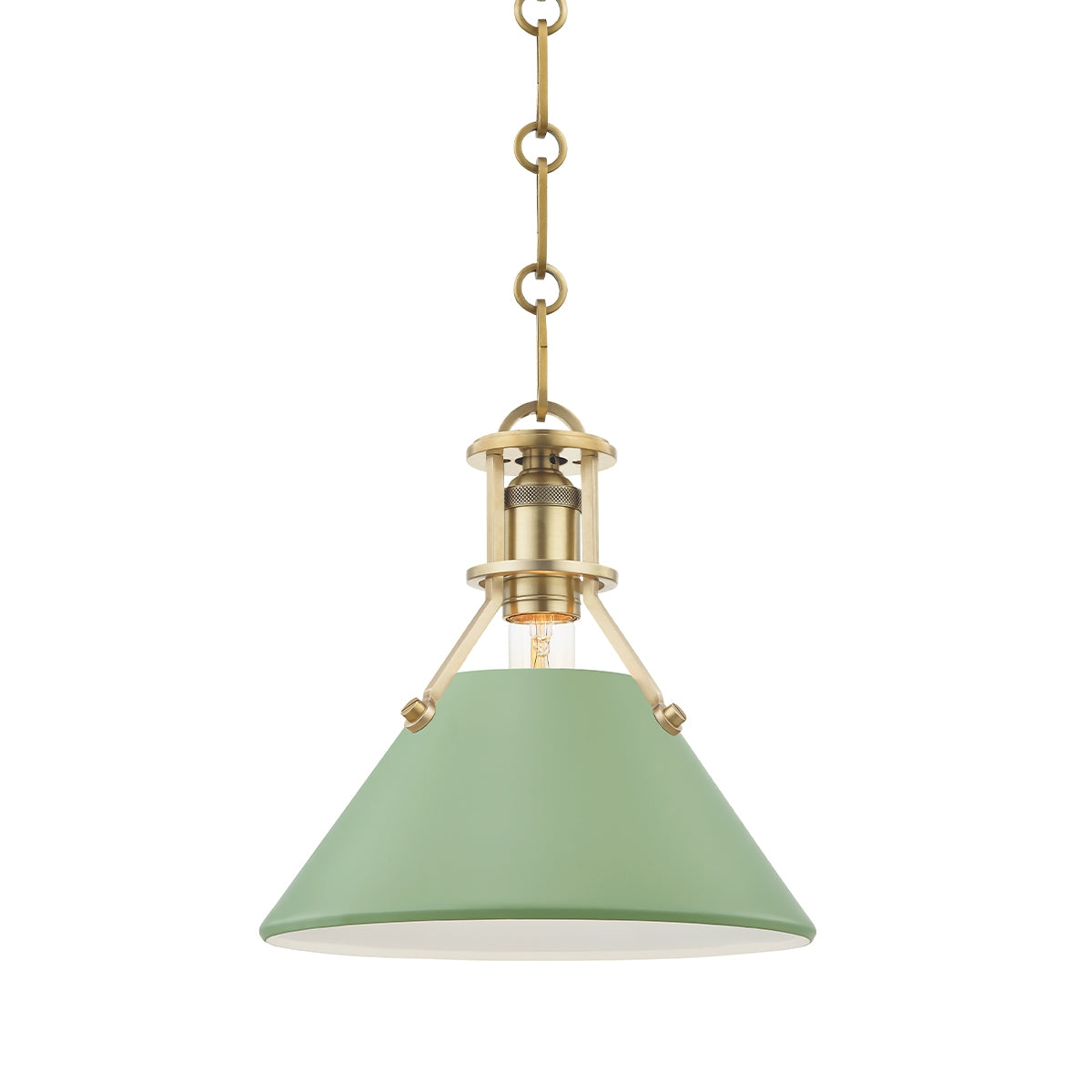 Suspension 1 lumière | Painted No. 2
