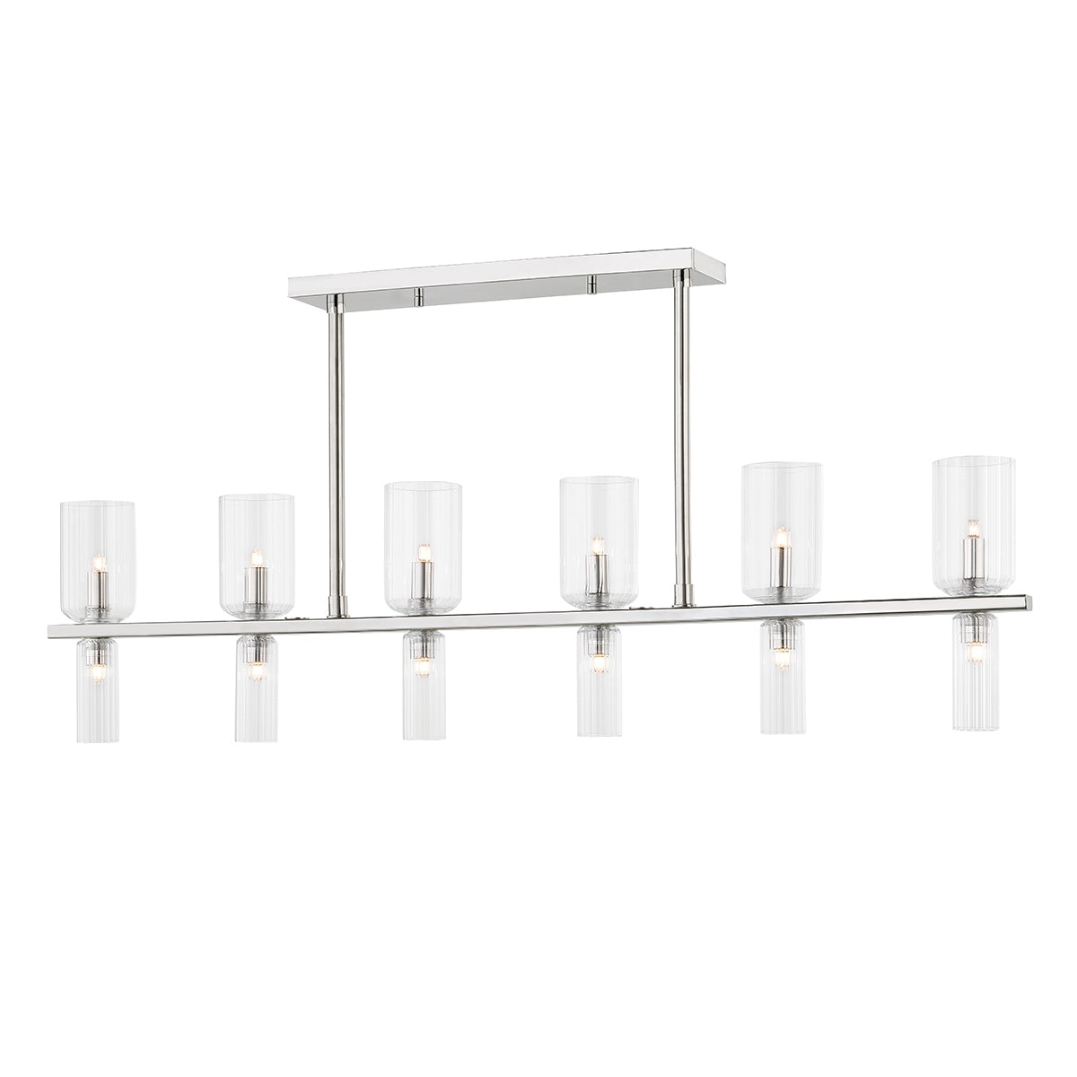 Suspension linéaire 12 lumières | Tabitha