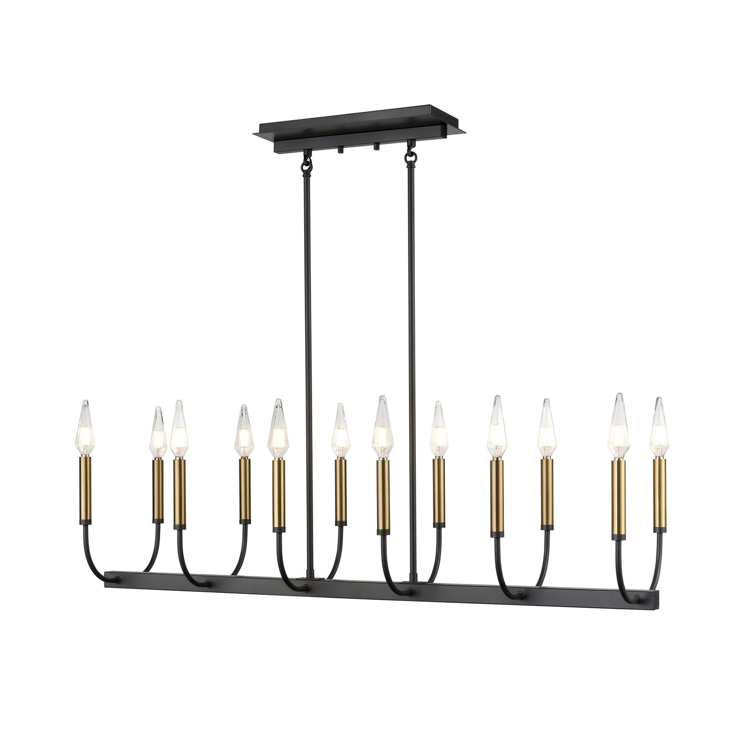 Suspension linéaire 12 lumières | Olivia