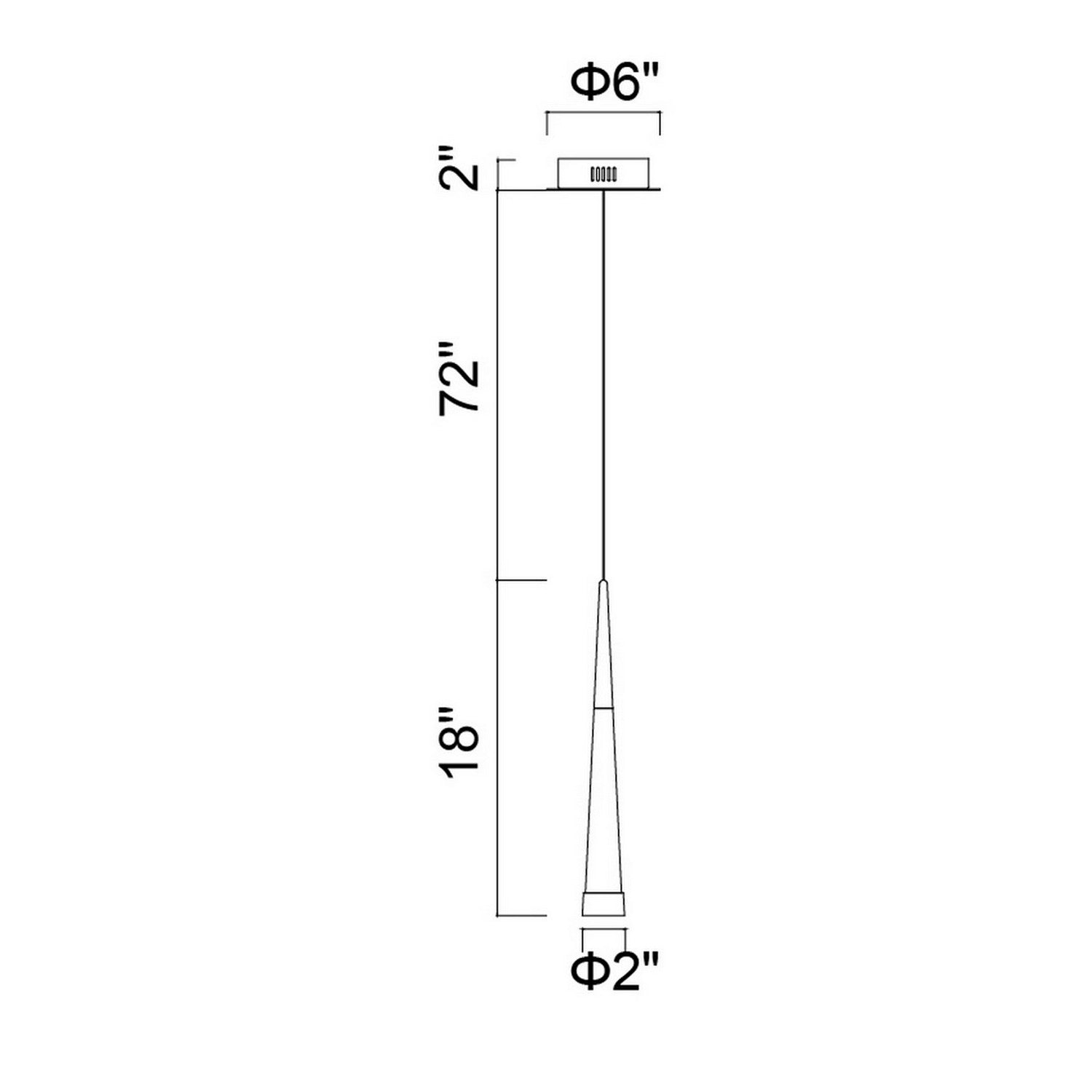 Mini-suspension DEL | Andes