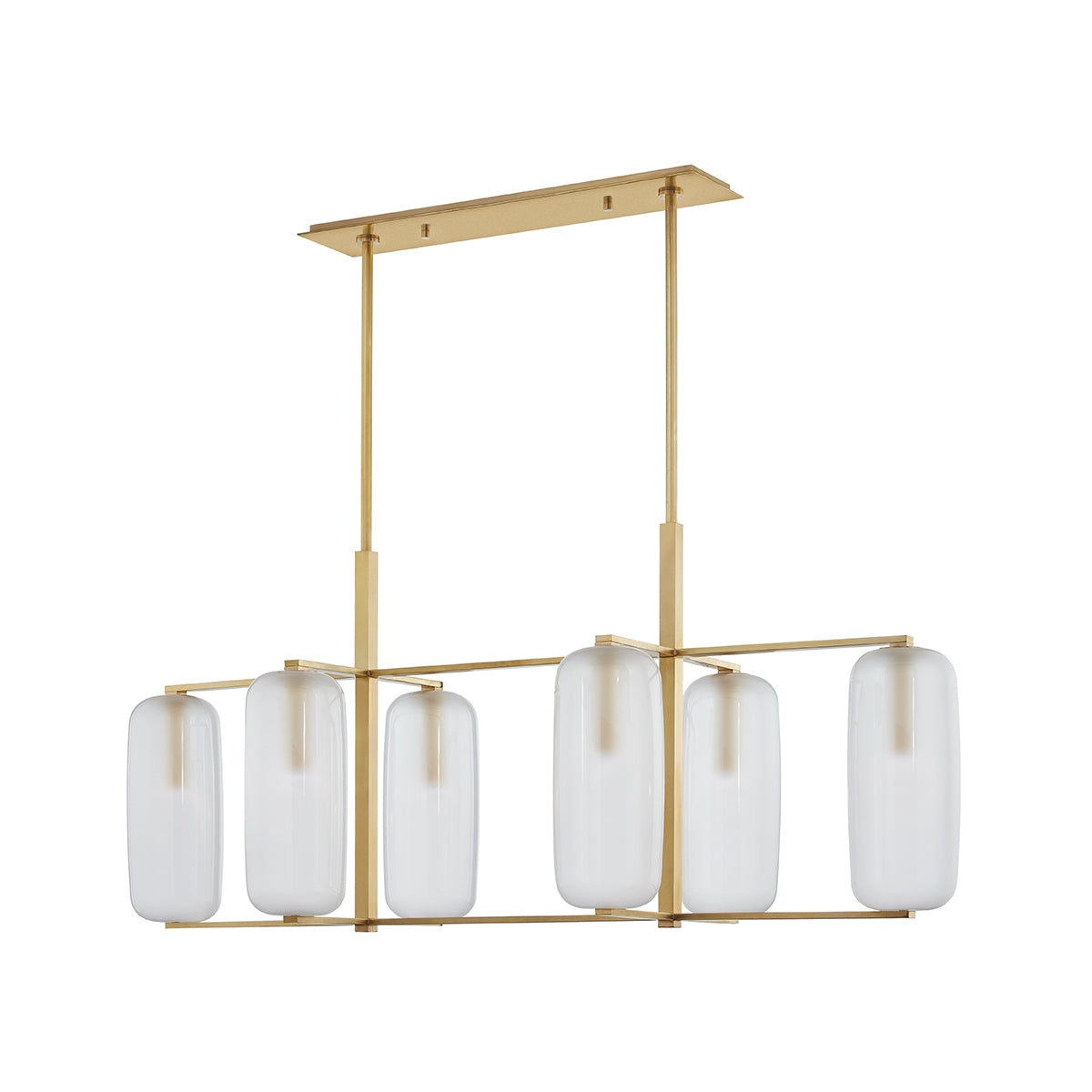 Suspension d'îlot 6 lumières | Pebble