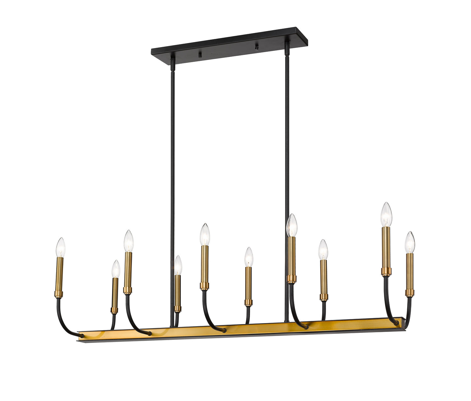 Lustre linéaire 10 lumières | Haylie