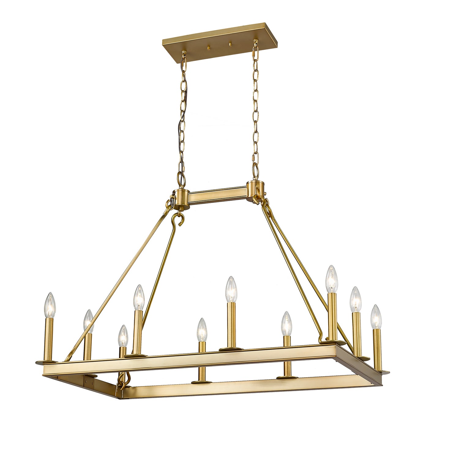 Lustre linéaire 10 lumières | Barclay