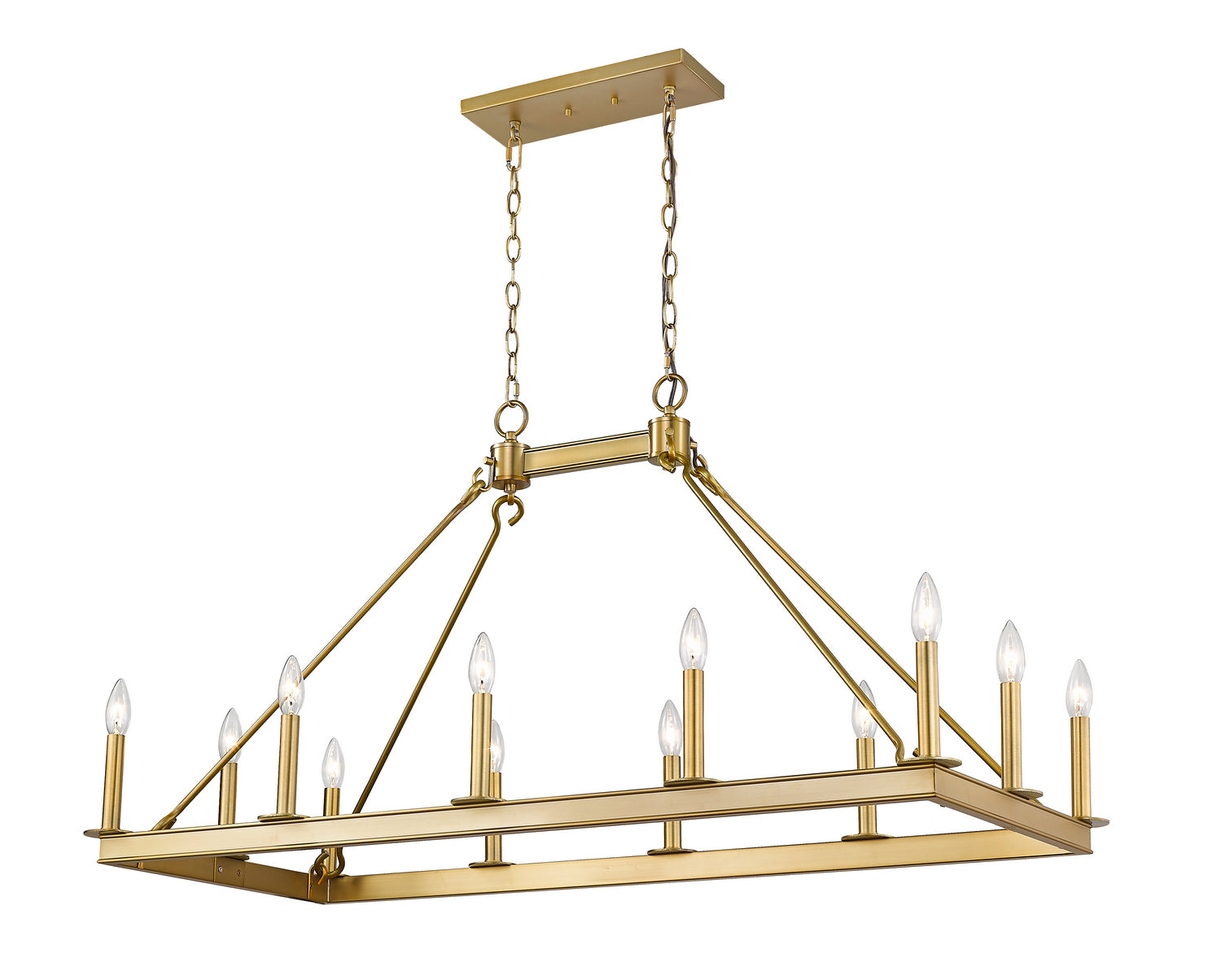 Lustre linéaire 12 lumières | Barclay