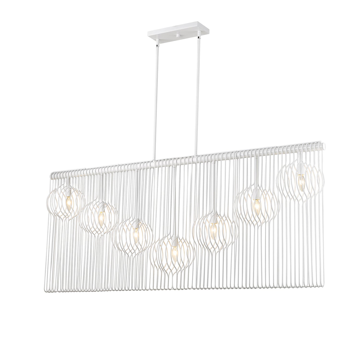 Lustre linéaire 7 lumières | Contour